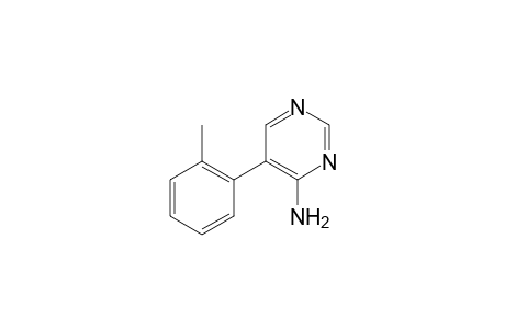 4-Pyrimidinamine, 5-(2-methylphenyl)-