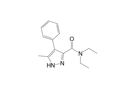 N,N-diethyl-5-methyl-4-phenyl-1H-pyrazole-3-carboxamide