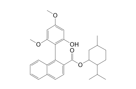 1-(2',4'-Dimethoxy-6'-hydroxyphenyl)-2-[(2"-isopropyl-5"-methylcyclohexyl)oxycarbonyl]naphthalene