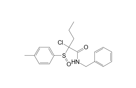 N-[2-Chloro-2-(p-tolylsulfinyl)pentanoyl]benzylamide