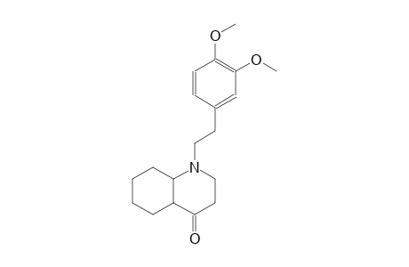 4(1H)-quinolinone, 1-[2-(3,4-dimethoxyphenyl)ethyl]octahydro-