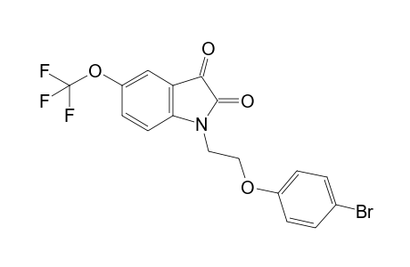 1-[2-(4-Bromophenoxy)ethyl]-5-(trifluoromethoxy)indoline-2,3-dione