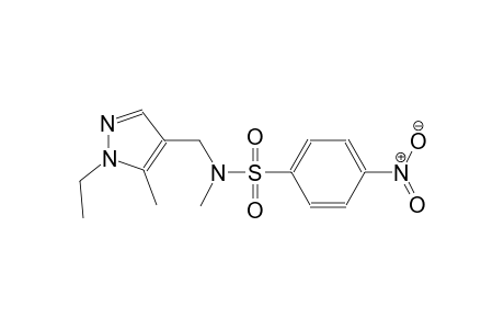 benzenesulfonamide, N-[(1-ethyl-5-methyl-1H-pyrazol-4-yl)methyl]-N-methyl-4-nitro-