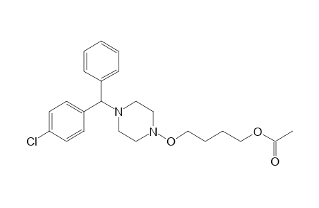 1-(2-(2-acetoxyethyl)ethoxy)-4-((4-chlorophenyl)phenylmethyl)piperazine