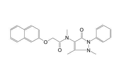 acetamide, N-(2,3-dihydro-1,5-dimethyl-3-oxo-2-phenyl-1H-pyrazol-4-yl)-N-methyl-2-(2-naphthalenyloxy)-