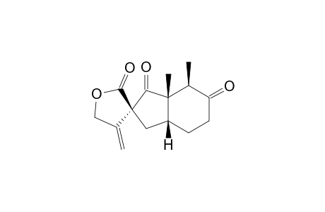 (2S,3aR,7R,7aS)-7,7a-dimethyl-4'-methylene-spiro[3a,4,5,7-tetrahydro-3H-indene-2,3'-tetrahydrofuran]-1,2',6-trione