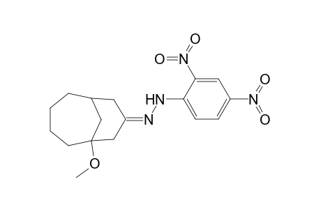 Bicyclo(4.3.1)decan-8-one,1-methoxy-,(2,4-dinitrophenyl)hydrazone