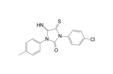 1-(4-Chlorophenyl)-4-imino-5-thioxo-3-p-tolylimidazolidin-2-one