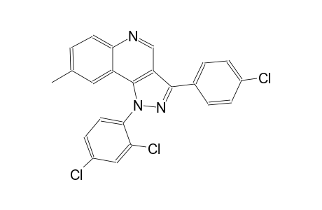 1H-pyrazolo[4,3-c]quinoline, 3-(4-chlorophenyl)-1-(2,4-dichlorophenyl)-8-methyl-