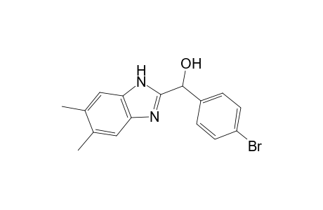 2-Benzimidazolemethanol, .alpha.-(p-bromophenyl)-5,6-dimethyl-
