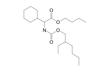 Glycine, 2-cyclohexyl-N-(2-ethylhexyl)oxycarbonyl-, butyl ester