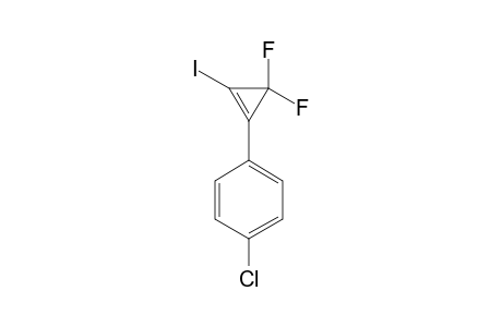 3,3-DIFLUORO-1-IODO-2-(4-CHLOROPHENYL)-CYCLOPROPENE
