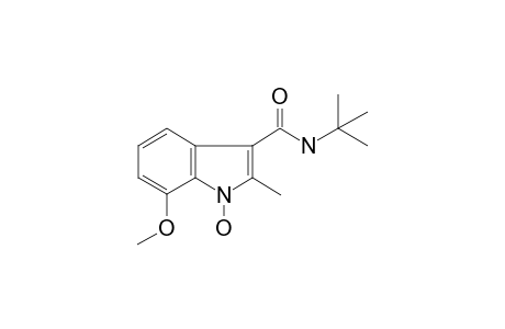 N-tert-butyl-1-hydroxy-7-methoxy-2-methylindole-3-carboxamide