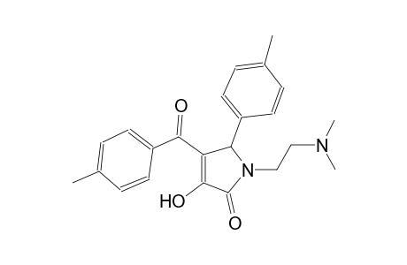 2H-pyrrol-2-one, 1-[2-(dimethylamino)ethyl]-1,5-dihydro-3-hydroxy-4-(4-methylbenzoyl)-5-(4-methylphenyl)-