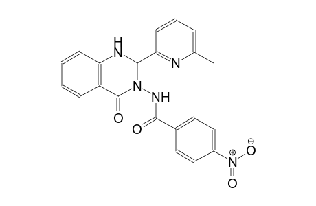 N-(2-(6-methyl-2-pyridinyl)-4-oxo-1,4-dihydro-3(2H)-quinazolinyl)-4-nitrobenzamide