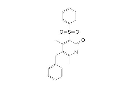 5-BENZYL-4,6-DIMETHYL-3-PHENYLSULFONYL-2(1H)-PYRIDONE