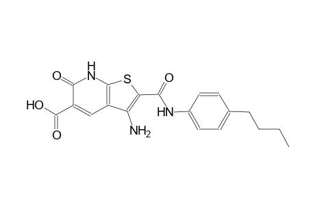 3-amino-2-[(4-butylanilino)carbonyl]-6-oxo-6,7-dihydrothieno[2,3-b]pyridine-5-carboxylic acid