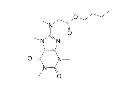2-[(2,6-diketo-1,3,7-trimethyl-purin-8-yl)-methyl-amino]acetic acid butyl ester