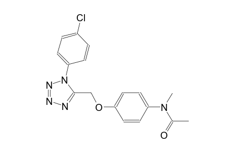 acetamide, N-[4-[[1-(4-chlorophenyl)-1H-tetrazol-5-yl]methoxy]phenyl]-N-methyl-