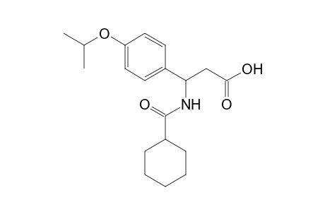 3-(cyclohexanecarbonylamino)-3-(4-isopropoxyphenyl)propanoic acid