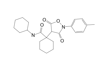 N1-CYCLOHEXYL-1-[2-(4-METHYLPHENYL)-3,5-DIOXO-TETRAHYDRO-4-ISOXAZOLYL]-1-CYCLOHEXANE-CARBOXAMIDE