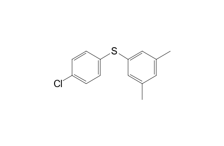 (4-chlorophenyl)(3,5-dimethylphenyl)sulfane