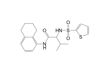 3-methyl-N-(5,6,7,8-tetrahydro-1-naphthalenyl)-2-[(2-thienylsulfonyl)amino]butanamide