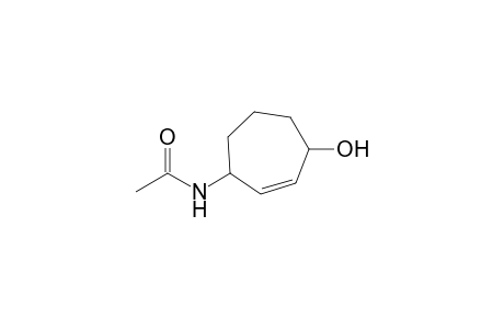 1-Hydroxy-4-acetylamino-cyclohept-2-ene