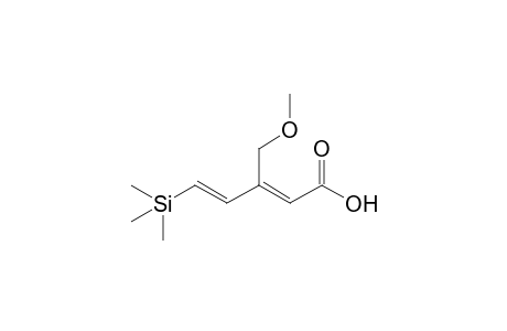 (2Z,4E)-3-(Methoxymethyl)-5-(trimethylsilyl)penta-2,4-dienoic Acid