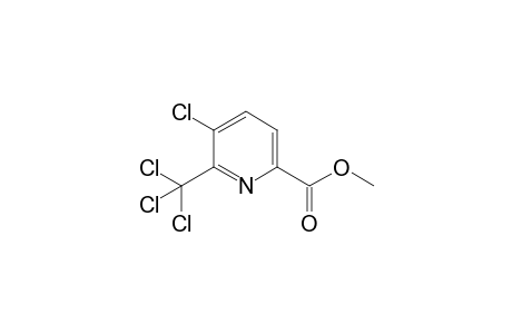 5-chloro-6-(trichloromethyl)picolinic acid, methyl ester