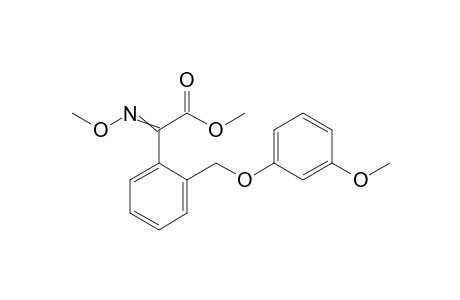 Benzeneacetic acid, alpha-(methoxyimino)-2-[(3-methoxyphenoxy)methyl]-, methyl ester