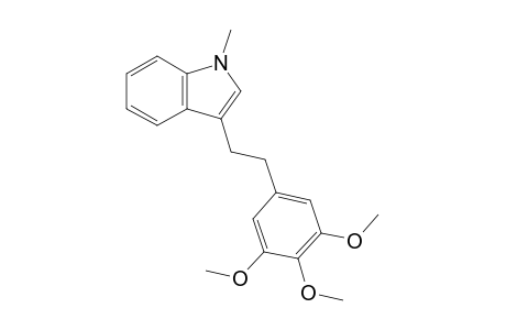 1-Methyl-3-[2-(3,4,5-trimethoxyphenyl)ethyl]indole