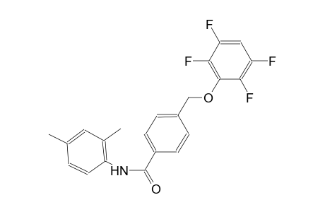 N-(2,4-dimethylphenyl)-4-[(2,3,5,6-tetrafluorophenoxy)methyl]benzamide