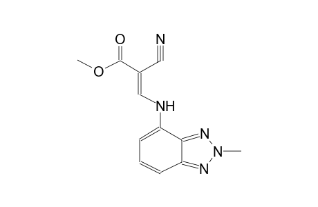4-[N-(2'-{Methoxycarbonyl}-2'-cyanoethylene)amino]-2-methylbenzotriazole