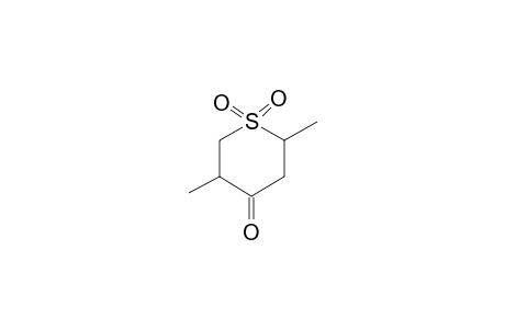 4H-thiopyran-4-one, tetrahydro-2,5-dimethyl-, 1,1-dioxide