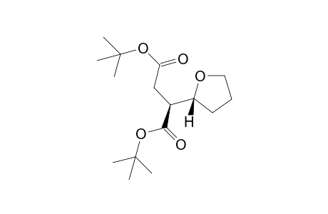 anti-2-(Tetrahydro-2-furanyl)butanedioic acid 1,4-di-tert-butyl ester