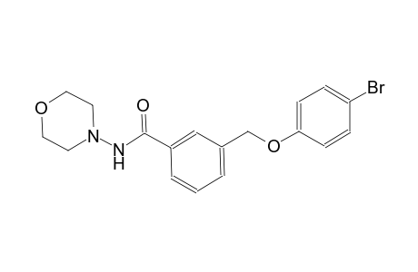 3-[(4-bromophenoxy)methyl]-N-(4-morpholinyl)benzamide