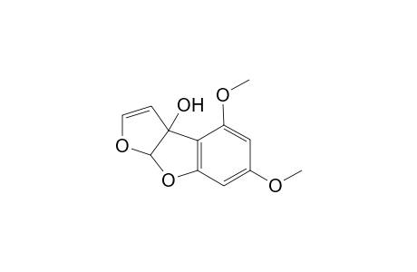 6,8-Dimethoxy-3aH-furo[2,3-b]benzofuran-8b-ol