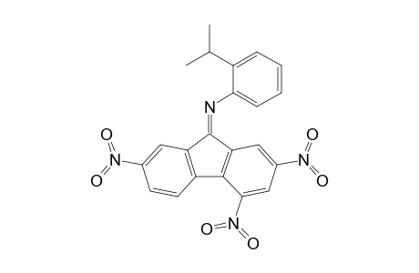 2-Isopropyl-N-(2,4,7-trinitrofluorenylidene)aniline