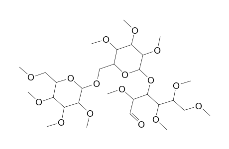 D-Glucose, O-2,3,4,6-tetra-O-methyl-.beta.-D-glucopyranosyl-(1.fwdarw.6)-O-2,3,4-tri-O-methyl-.beta.-D-glucopyranosyl-(1.fwdarw.3)-2,4,5,6-tetra-O-methyl-