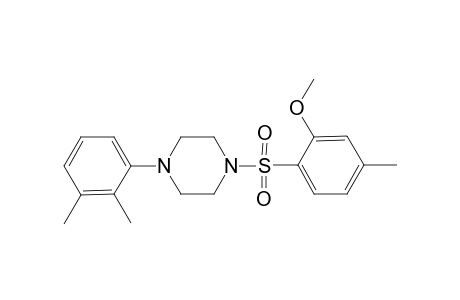 1-(2,3-Dimethylphenyl)-4-[(2-methoxy-4-methylphenyl)sulfonyl]piperazine