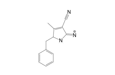 2-AMINO-5-BENZYL-3-CYANO-4-METHYL-PYRROLE;PROTONATED