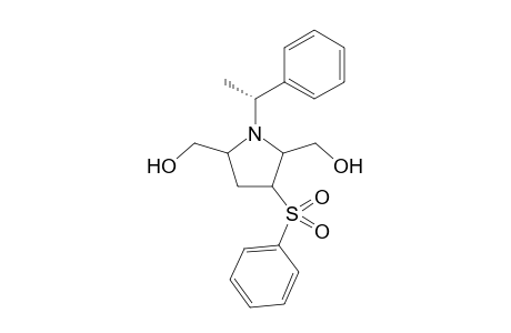 2,5-Bis(hydroxymethyl)-1-((R)-1-phenylethyl)-3-phenylsulfonylpyrrolidine