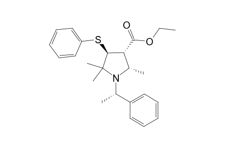 (3R,4S,5S,1'S)-ETHYL-2,2,5-TRIMETHYL-1-(1'-PHENYLETHYL)-3-PHENYLSULFANYL-PYRROLIDIN-4-CARBOXYLATE