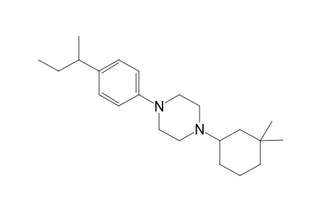 Piperazine, 1-(3,3-dimethylcyclohexyl)-4-[4-(1-methylpropyl)phenyl]-