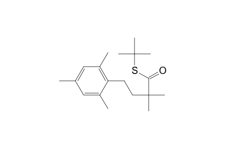 Benzenebutanethioic acid, .alpha.,.alpha.,2,4,6-pentamethyl-, S-(1,1-dimethylethyl) ester