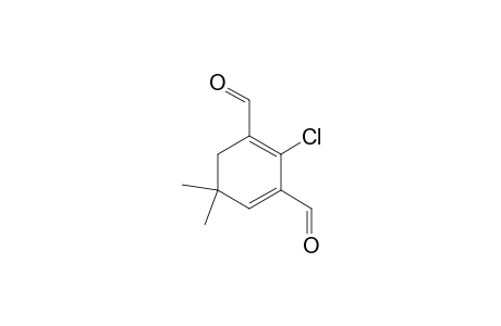 2-Chloranyl-5,5-dimethyl-cyclohexa-1,3-diene-1,3-dicarbaldehyde