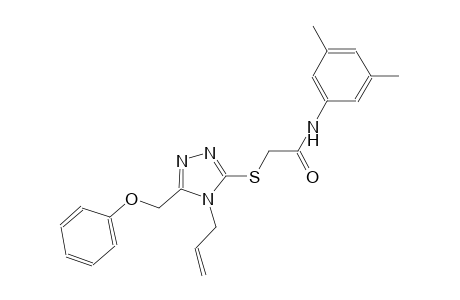 2-{[4-allyl-5-(phenoxymethyl)-4H-1,2,4-triazol-3-yl]sulfanyl}-N-(3,5-dimethylphenyl)acetamide