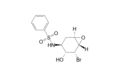 DL-epi-Inositol, 1,2-anhydro-6-bromo-3,4,6-trideoxy-4-[(phenylsulfonyl)amino]-