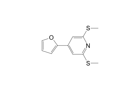 4-(2-furanyl)-2,6-bis(methylthio)pyridine
